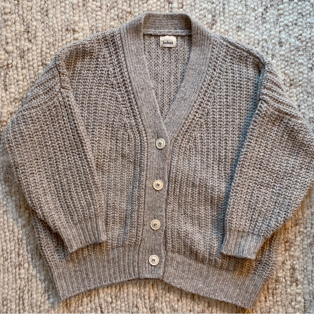 Babaà Number 19 Cardigan, Mist